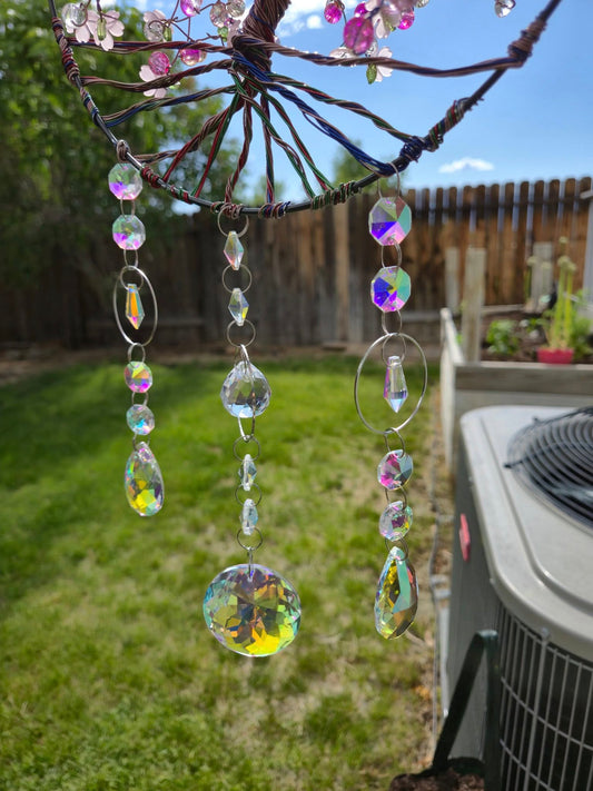 Cherry Blossom Dreams suncatcher