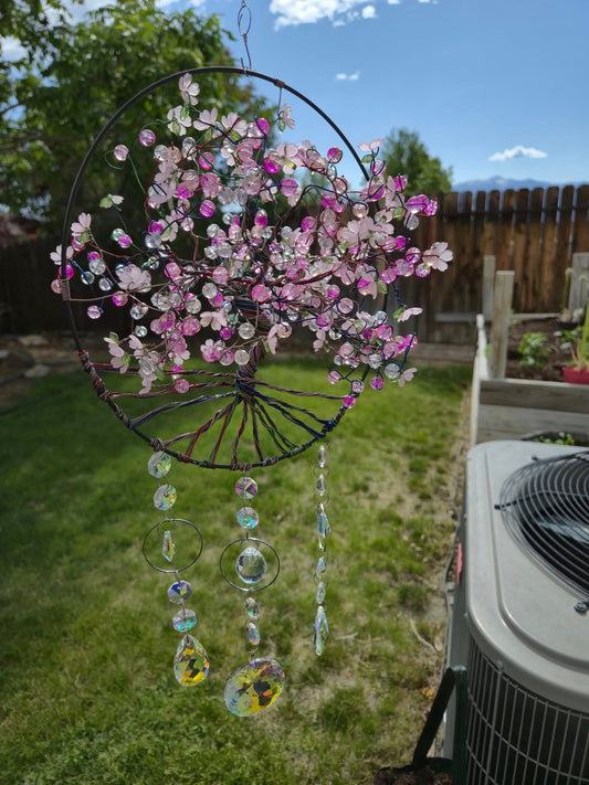 Cherry Blossom Dreams suncatcher
