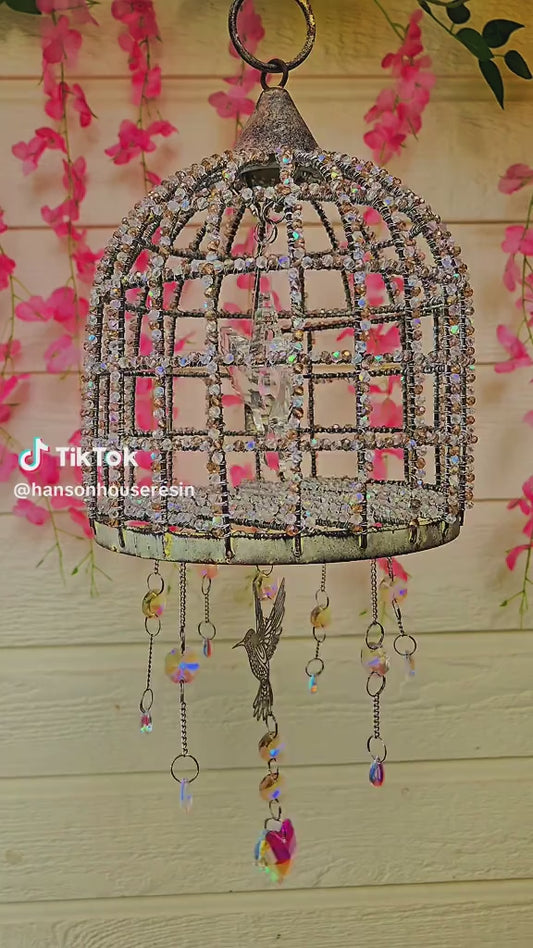 Birdcage suncatcher