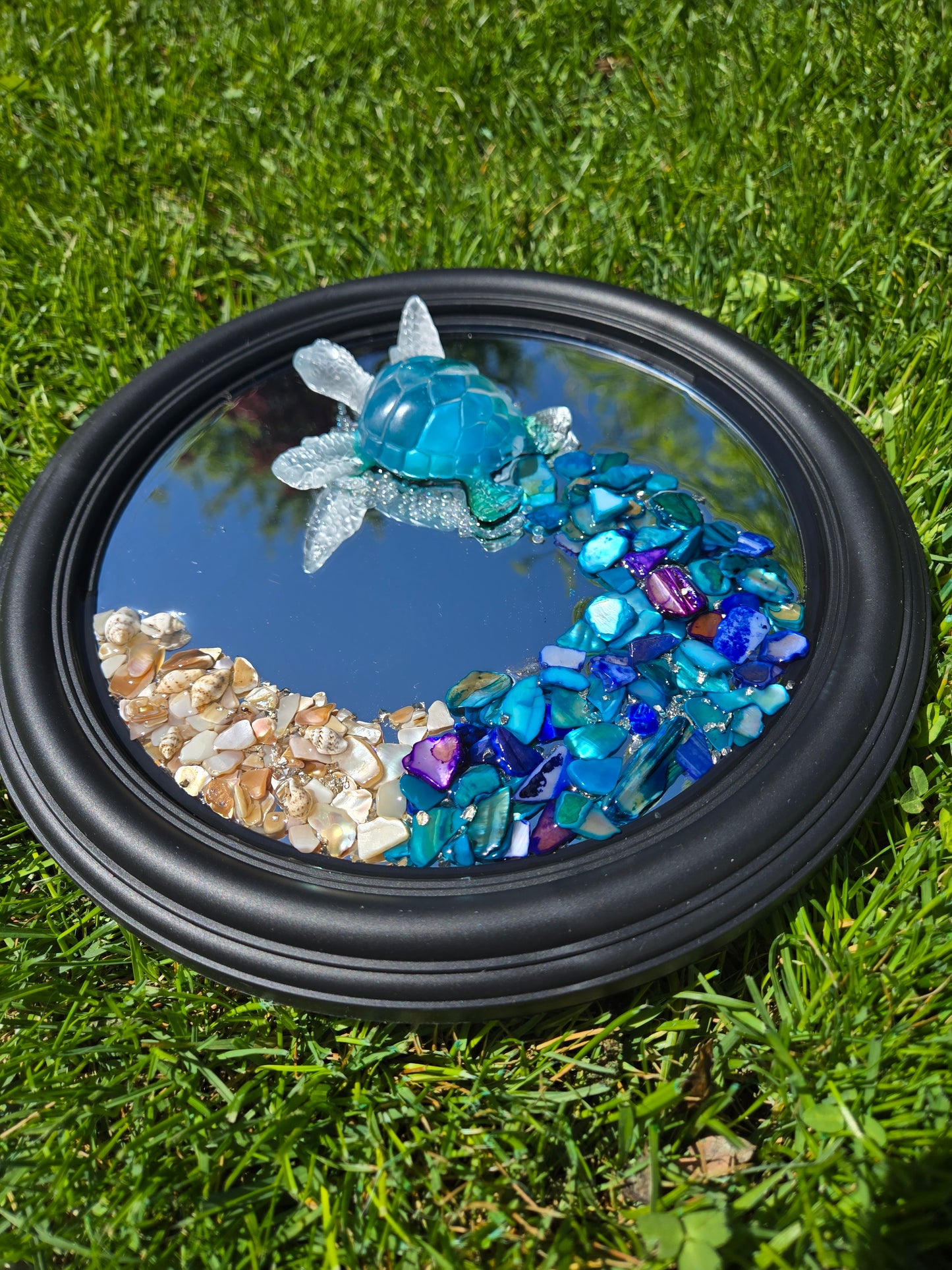 Turtle wave mirror