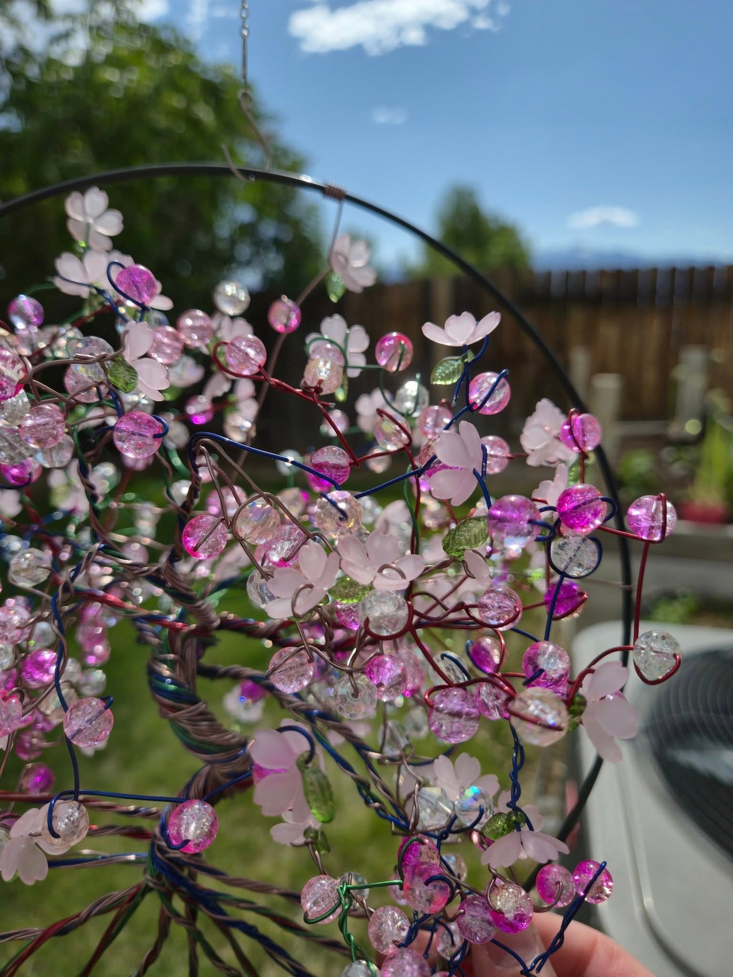 Cherry Blossom Dreams suncatcher