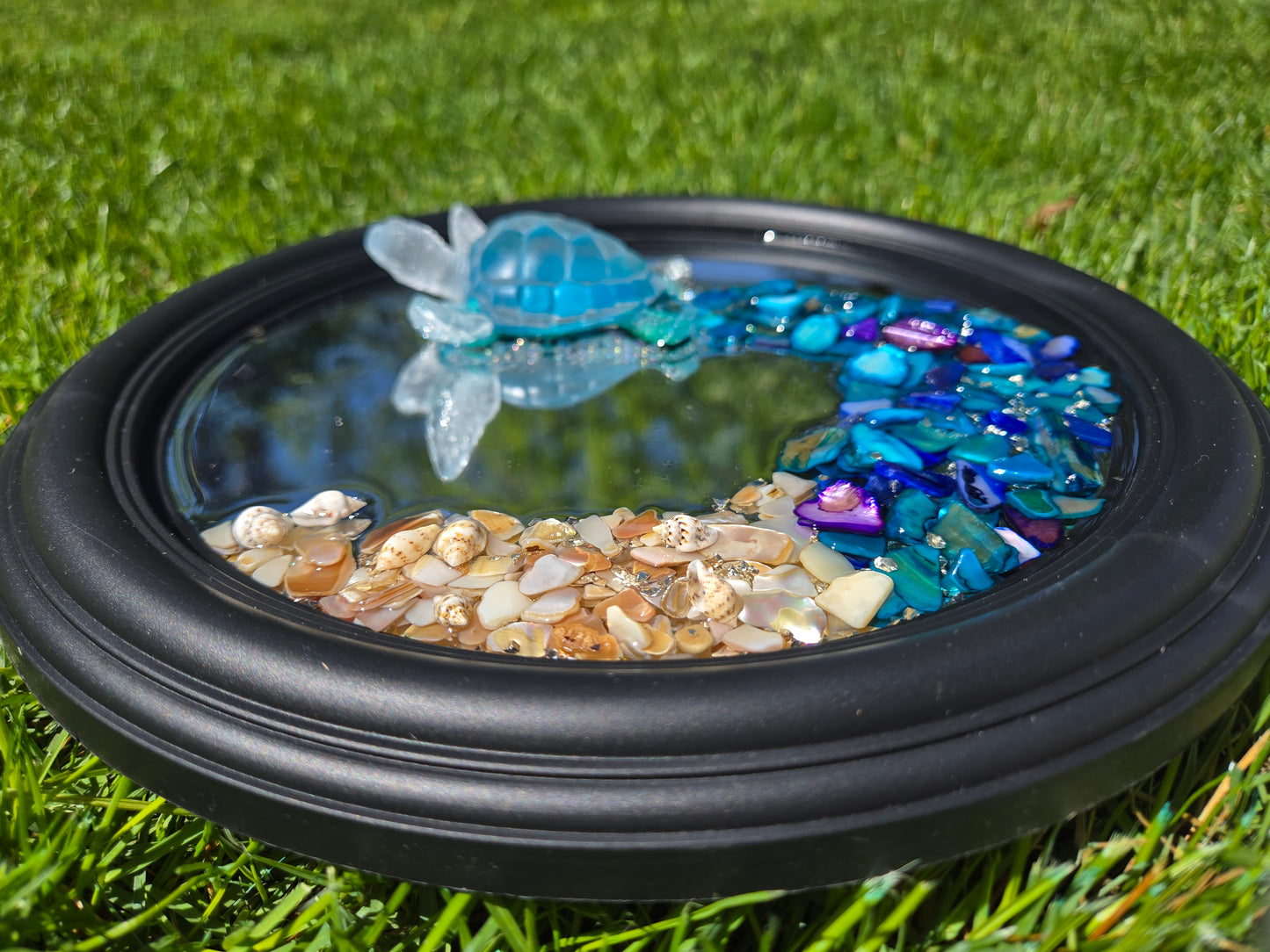 Turtle wave mirror