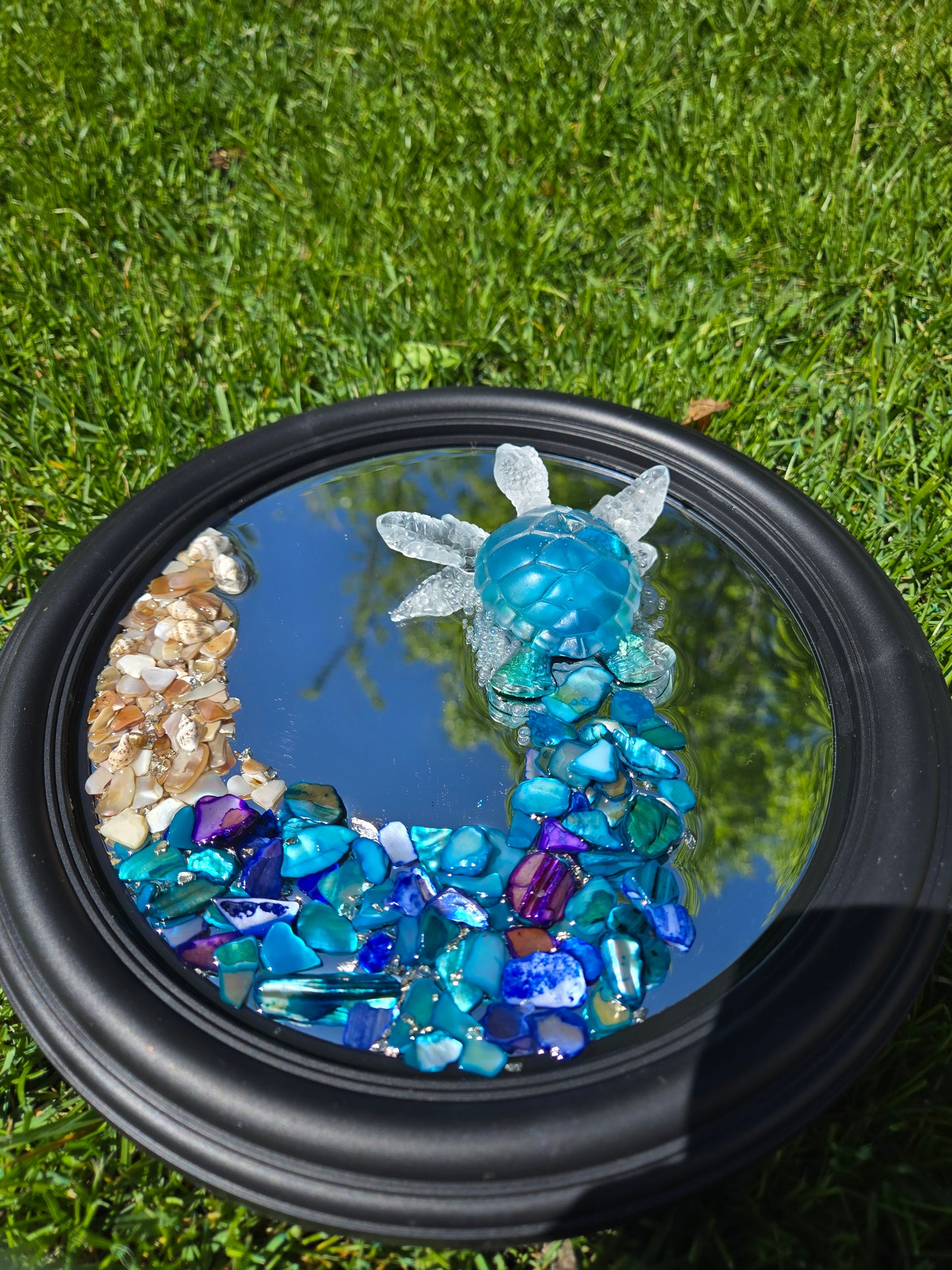 Turtle wave mirror