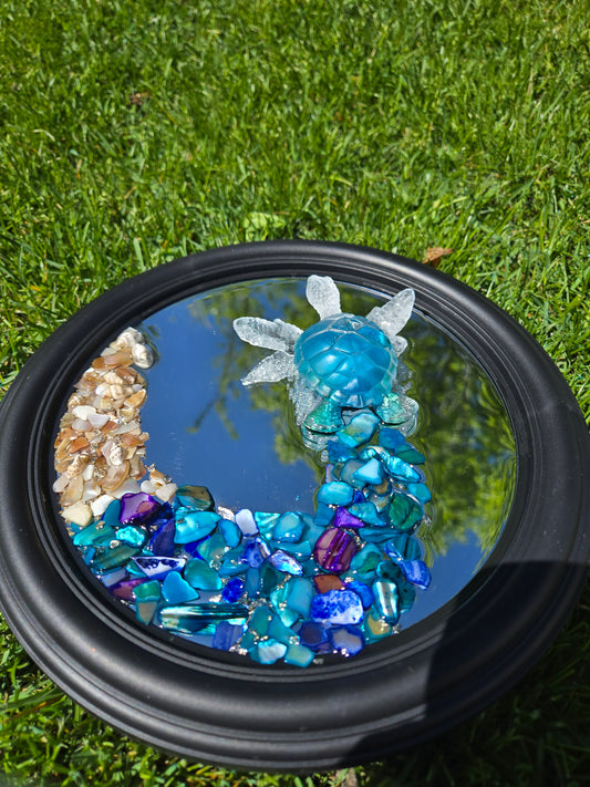 Turtle wave mirror