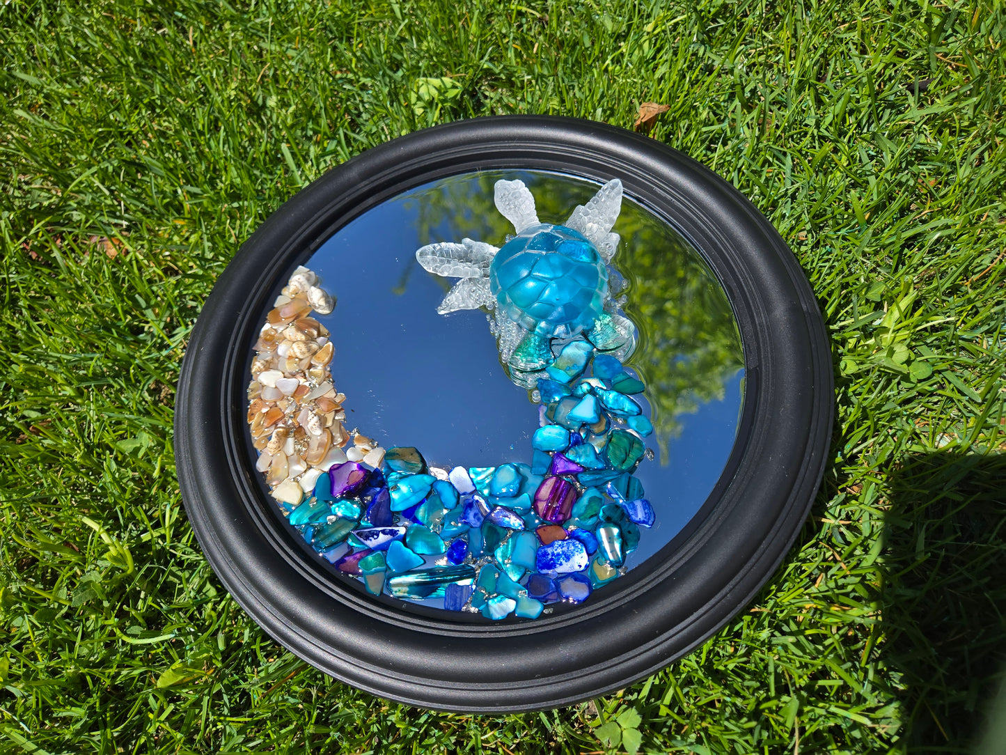Turtle wave mirror